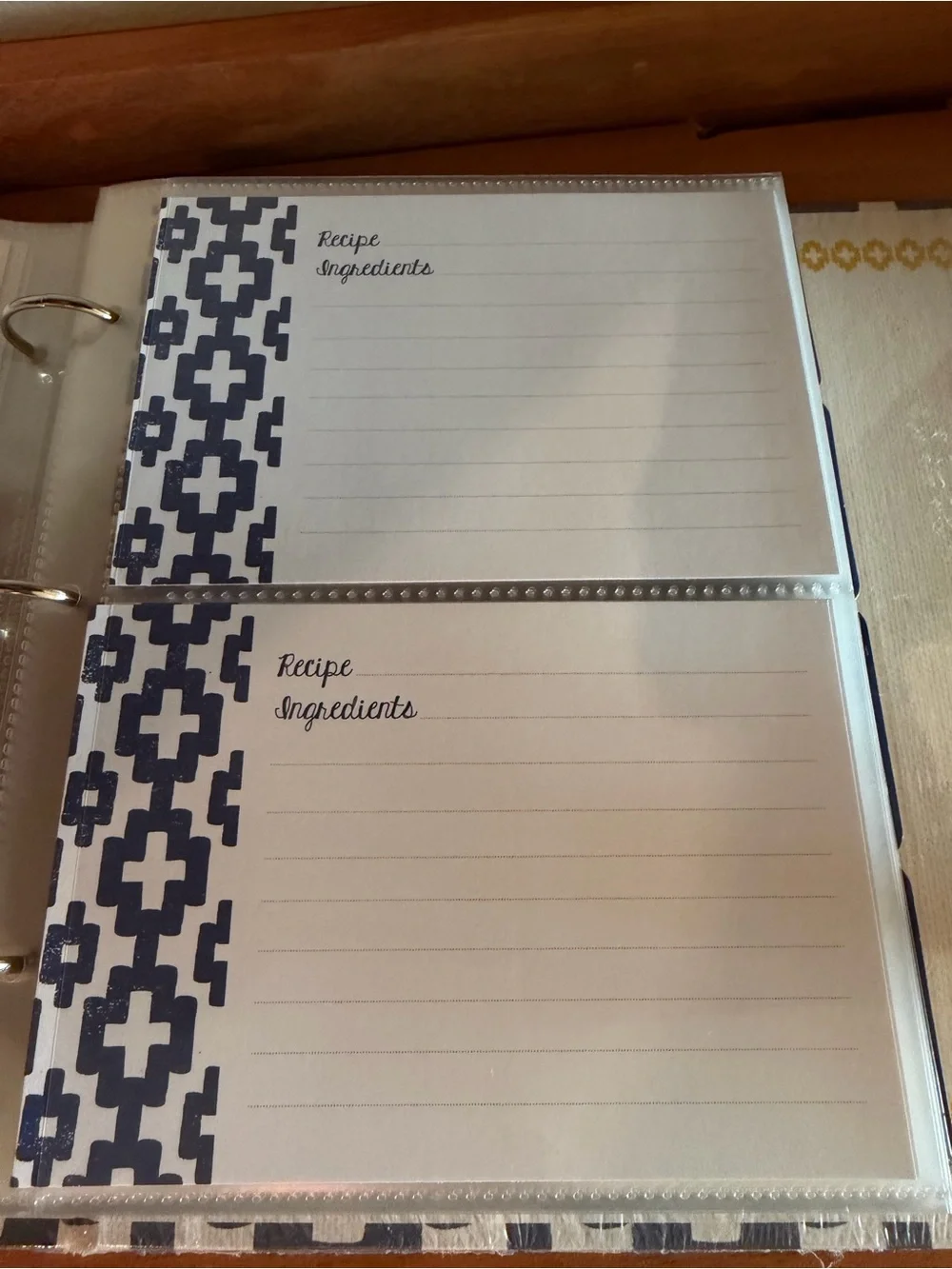 Brand New C.R. Gibson Recipe Binder Journal - NWT Perfect Condition